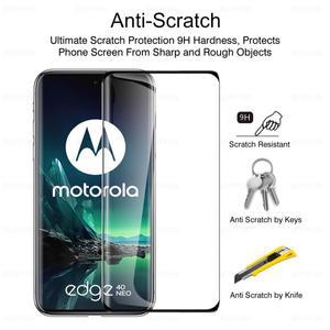 Motorola Edge 40 Neo 곡선 유리 1-3Pcs 강화 5G 보호기 안전 필름