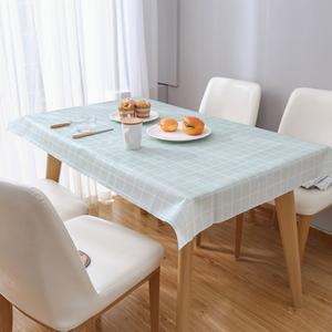 체크패턴 PVC방수식탁매트 식당식탁보 파티룸테이블매트 137x180cm