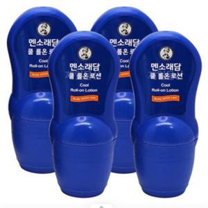 맨소래담 쿨 롤온 로션 50ml 바르는 쿨링  4개