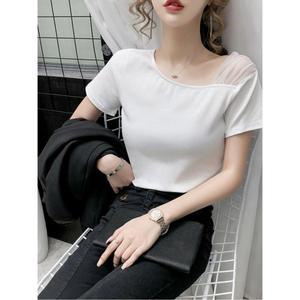 댄스복 방송 댄스 라인 치마 레이스넥 댄스복상의 상의