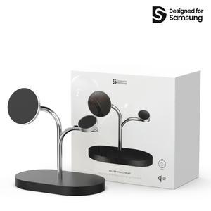 삼성 3in1 마그넷 무선 충전기 맥세이프 Qi2 고속 ( 충전기 + 케이블 포함 구성 )