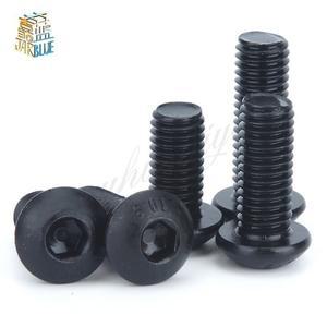등급 M3 합금강 M4 가구 M5 둥근 9 M8 볼트 캡 소켓 M10 나사 5 패스너 육각 10 머리 M6 M2 검정색