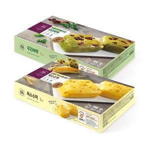 [신세계라이브쇼핑]빚은 옥수수술떡 3입+쑥 술떡 3입