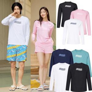 [디스커버리](강남점)[정상가 79000원]디스커버리 남성/여성 핫썸머 루즈핏 래쉬가드 상의 여름 워터 티...