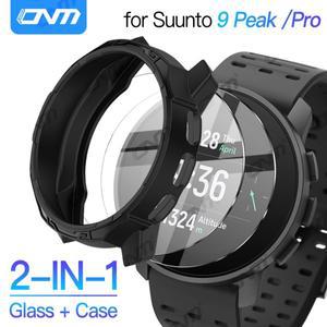 Suunto 9 Peak / Pro 9H 프리미엄 화면 보호기 및 범퍼 커버, 액세서리용 케이스 + 강화 유리