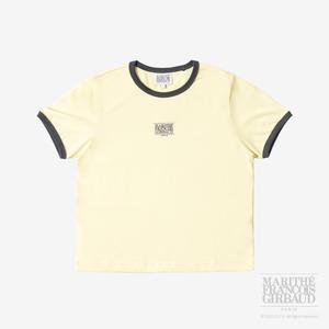 [마리떼 프랑소와 저버] W CLASSIC LOGO RINGER TEE (YELLOW)