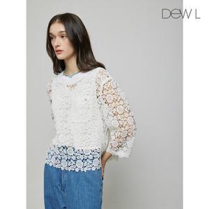 [듀엘](센텀시티점)[신세계센텀][듀엘] 레이스 스칼럽 블라우스 WH_D252MSC043