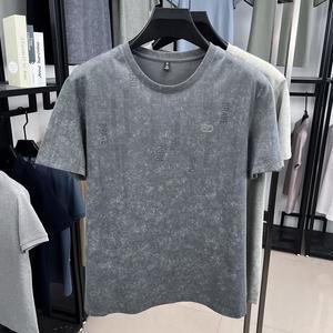 남자 데일리룩 라운드넥 반팔티 워싱 면 다크 라운드 티셔츠 여름 반팔 상의 SPO마켓2