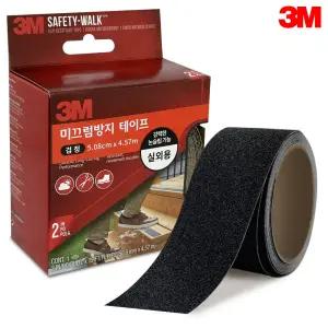 3M 7635NA 미끄럼방지 테이프 실외용 검정논슬립테이프계단 계단미끄럼방지