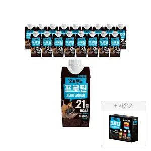 오트몬드 프로틴 쿠키앤크림 250ml, 18개 + 증정(프로틴 3종 250ml, 3입, 1개)