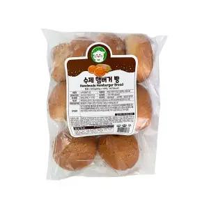 [내일도착] 수제햄버거빵600g (60g*10개입) x 2봉