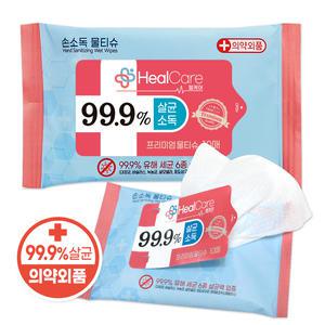 소확행몰 헬케어 소독용 물티슈 10매 낱개