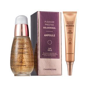 참존 골든실 24K 순금 미백+주름 앰플 30ml +아이크림 증정