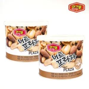 [머거본] 무료배송 견과스낵 6종 너트프라자270g x2캔