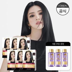 [로레알] [6개] 엑셀랑스 크림 염색약 11종 택1 (+HA 샴푸 100ml*3개)