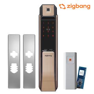 삼성 푸시풀 디지털도어락 SHP-P71 리모컨세트+보강판