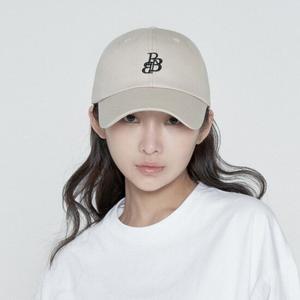 [레인보우볼][정가 39000원] RBB 시그니처 스몰로고 볼캡 모자 베이지