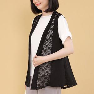 [NS홈쇼핑]애비뉴투지 엄마옷 비올라 레이스 시스루 쉬폰 여성 여름 조끼 베스트 V07217..