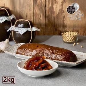 [순창 문옥례 식품]순창문옥례식품 된장 무 장아찌 2kg 밀폐용기