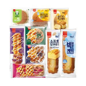 삼립 발효패스츄리/카스텔라 9봉 골라담기