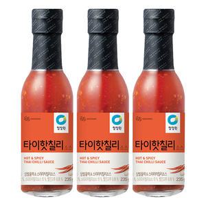 청정원 타이핫칠리소스, 235g, 3개