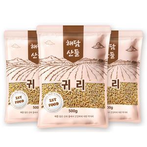 캐나다산 귀리 500g x 3봉 l 귀리쌀 오트밀 슈퍼푸드 잡곡 l 지퍼팩 소포장