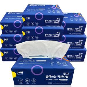 주지 뽑아쓰는 키친타올 3겹 100매 x 9팩 12팩 24팩 팝업 키친타월 천연펄프 100% 무형광