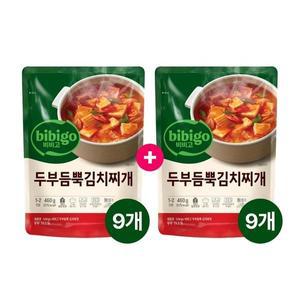 [CJ제일제당]비비고 두부듬뿍 김치찌개 460g 9+9개