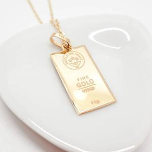 [오팔하우스] 14k 골드바 펜던트 20mm