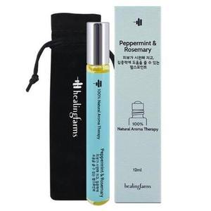 힐링팜스 아로마롤온 12ml 4종 페퍼민트 라벤더 오일