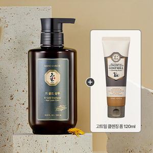 [댕기머리] 오리지널 기골드 샴푸 500ml 1개+고트밀 클렌징 폼 120ml 1개