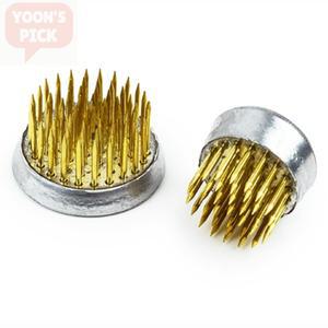 원형 꽃꽂이 침봉판 화훼용품 꽃침대 꽃꽃이용품 고정대