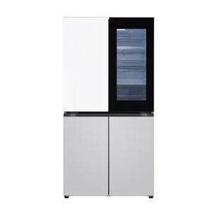 LG 오브제 노크온 냉장고 870L T875MHR312 메탈 크림화이트 그레이
