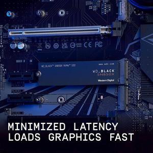 웨스턴 디지털 WD SN850X SSD 1TB NVMe Gen4 PCIe M.2 2280 4.0X4 드라이브 PS5 데스크탑용 내장 솔리드 스