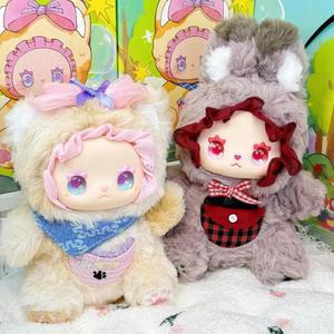 베이비쓰리 미고 사랑스러운 EMMA 포켓 동물원 시리즈 비닐 봉제 블라인드 박스, 귀여운 액션 피규어, 미스터리 애니메이션 인형 서프라이즈 가방 펜던트 선물 장난감