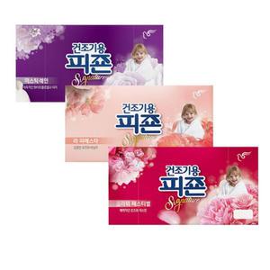 피죤 건조기시트 120매(플라워페스티벌+미스틱레인+라피에스타 40매씩)