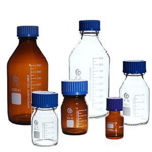 실험실 투명 및 갈색 스크류 캡 시약병 밀폐 병 유리 실험실 샘플 병 25ml  1000ml