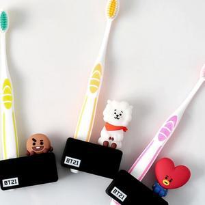 (올핀)BT21 소장가치 캐릭터 칫솔홀더 살균기 스텐 통 꽂이