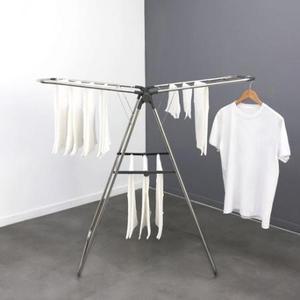 코멧 홈 접이식 대형 빨래건조대, 그레이, 대형, 1개 one option