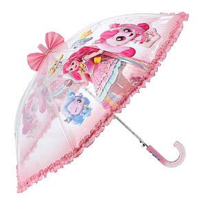 캐치티니핑 슈팅스타 시야확보 입체리본 키즈 장우산 47cm 하츄핑 분실방지 네임택 안전살대 찔림방지