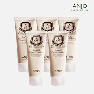 [ANJO] 제주 마유 앙쥬 프로페셔날 마유 폼클렌징 100mlX5개 피부미백 제주산 피부미용