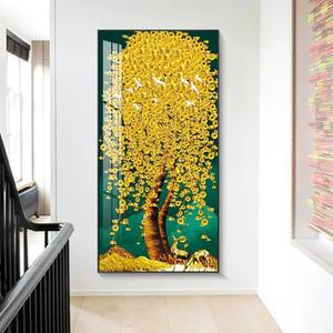 대형돈나무 보석십자수 금전수 라운드 50x90cm 대형 재물복 돈나무