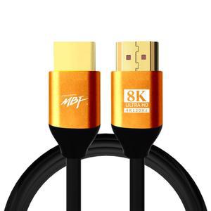 ULTRA HDMI 2.1 8K 슬림 골드케이블 1.5M/연결 노트북 핸드폰 컴포넌트 미러링 커넥트 증폭 듀얼 모니터 단