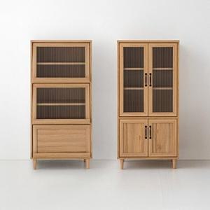 [마켓비]레탄토 4문 수납장 PWM12560G + 레탄토 3문 수납장 PWM12560F 세트