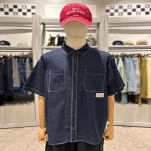 [원더플레이스] 원더플레이스 꼬모니노즈 SUMMER DENIM SHIRT (WN246TDSHZ03)