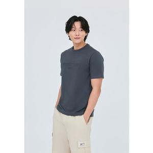 [잠뱅이](김해점)남) 분또 엠보프린트 남성 스탠다드핏 반팔 티셔츠 AP2WTS307