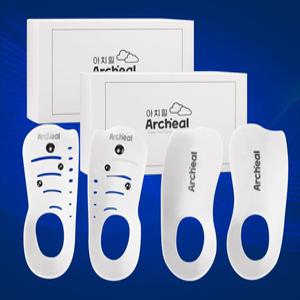 아치형 서포트 깔창세트 맞춤형 발바닥 기능성 에어 발아치 평발 자세교정 운동화 신발 깔창