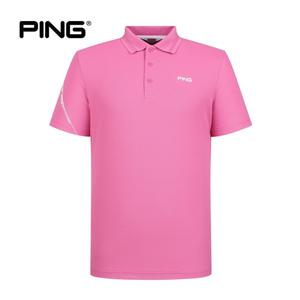 (본사) [PING] 남성 소매 로고 카라 반팔 티셔츠 112C2TO901_PK