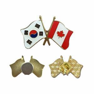로고마크 캐나다 지도 뱃지