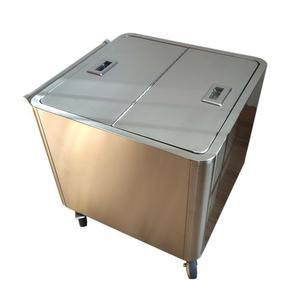 밀가루 보관함 밀폐통 304 높이 주방 특후 50 카트 50x50x55 55 30KG/싱글 스텐 이코노미 대용량 50 경제형 201강 클램프가